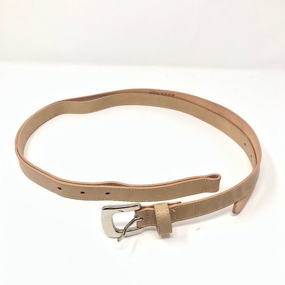 MAISON MARGIELA MM11 Tan Leather Buckle Size 75